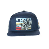 420 Leaf Embroidered Snapback Hat