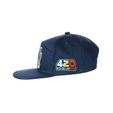 420 Leaf Embroidered Snapback Hat