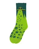 Green Alien Harvest Socks