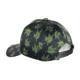 420 Skull Design Black Baseball Snapback Hat