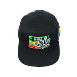 420 Leaf Embroidered Snapback Hat